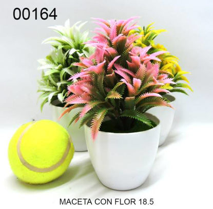 Imagen de MACETA CON FLOR 18.5  6.24